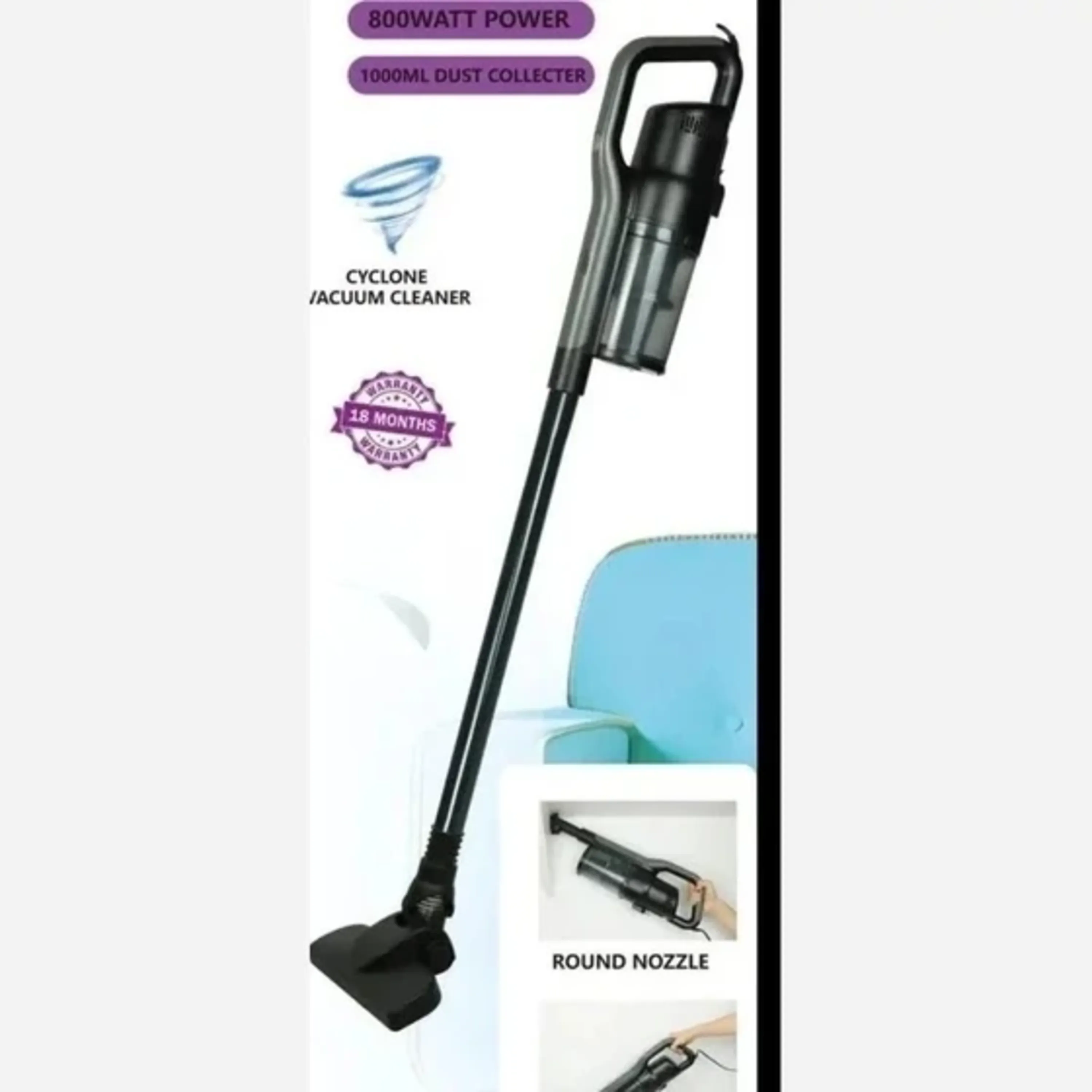 جاروبرقی پرتابل ایستاده تمام حرفه ای مایر مدل MR-16900 با فیلتر اضافه | اصل